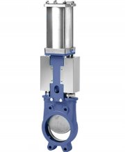 Vanne à guillotine actionneur pneumatique, pneumatice cylinder gate valves